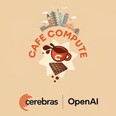 Affiche de Cafe Compute, par Cerebras et OpenAI