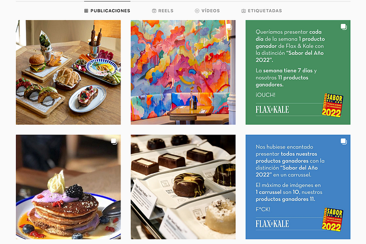 instagram feed restaurante